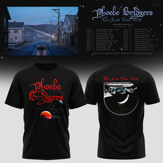 PHOEBE BRIDGERS – THE LOST TOUR 2026 COLLECTION TEE