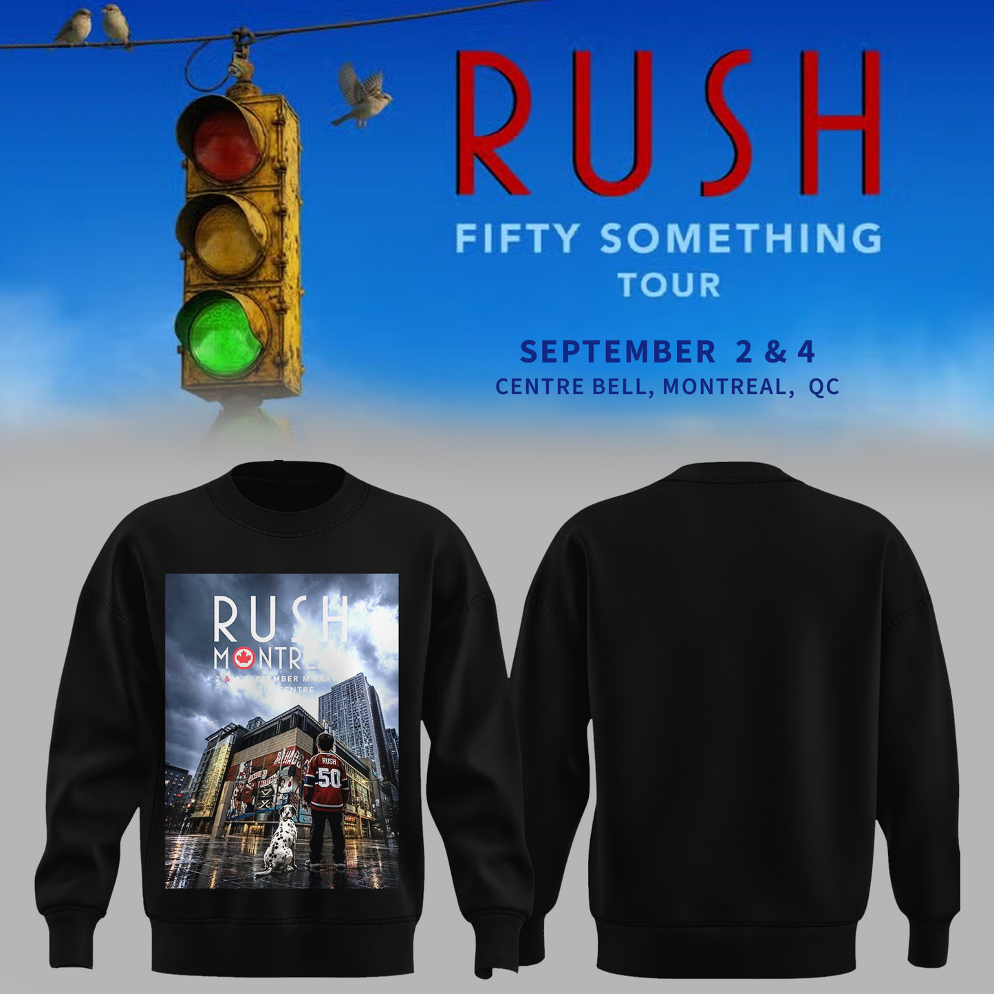 Limited Edition Fifty Something Tour Sweatshirt