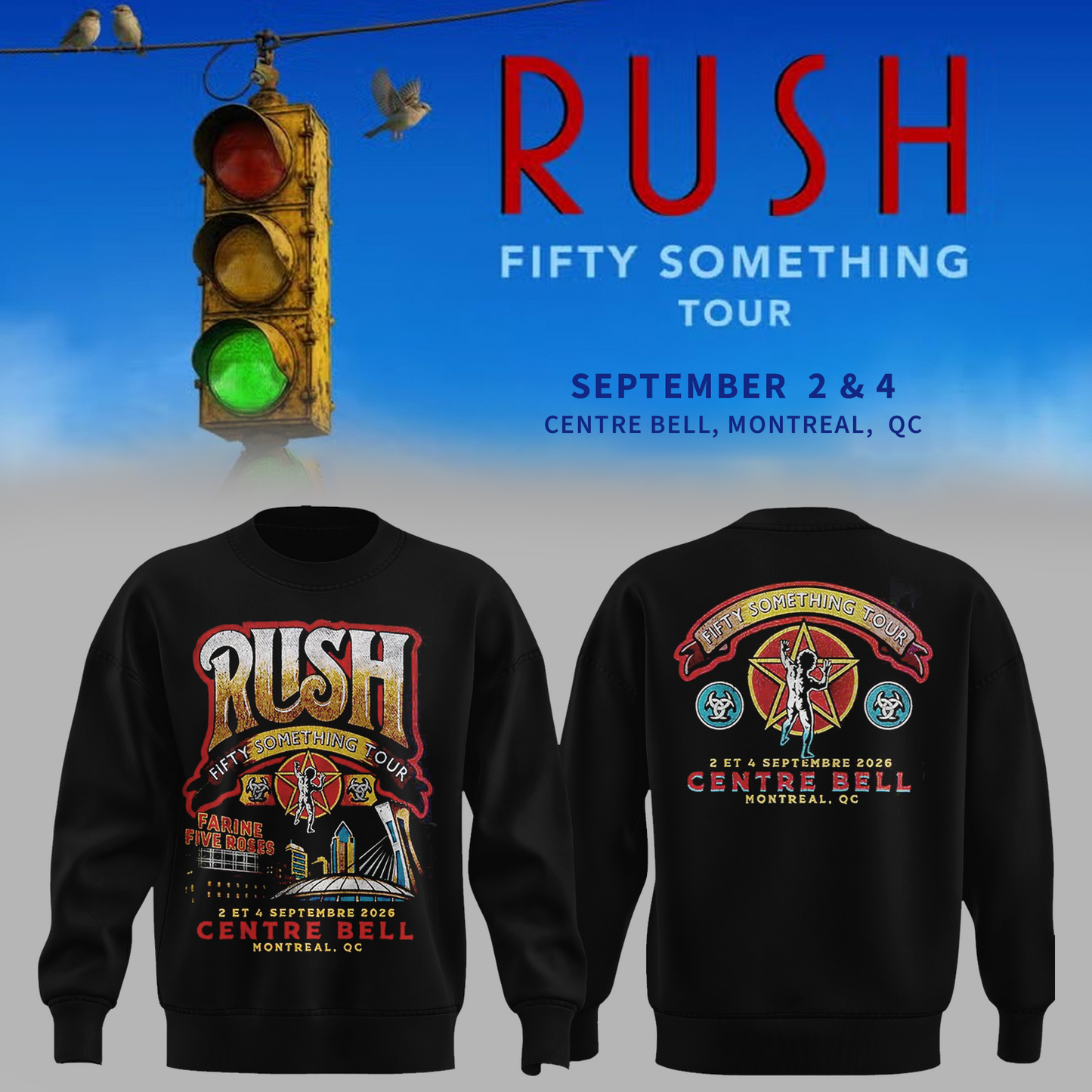 Limited Edition Fifty Something Tour Sweatshirt