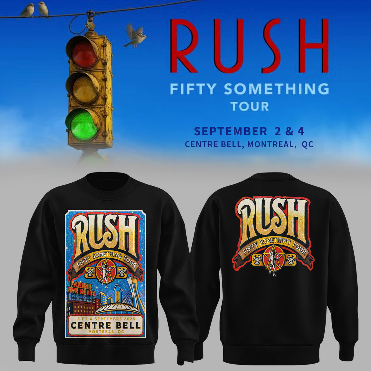 Limited Edition Fifty Something Tour Sweatshirt