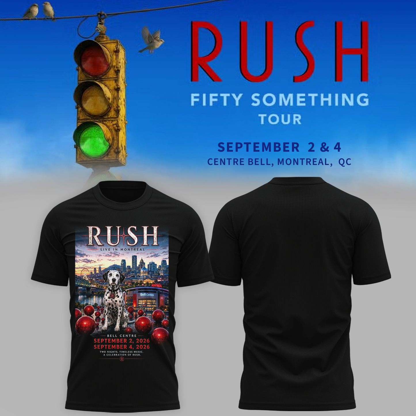Limited Edition Fifty Something Tour 2026 Shirt