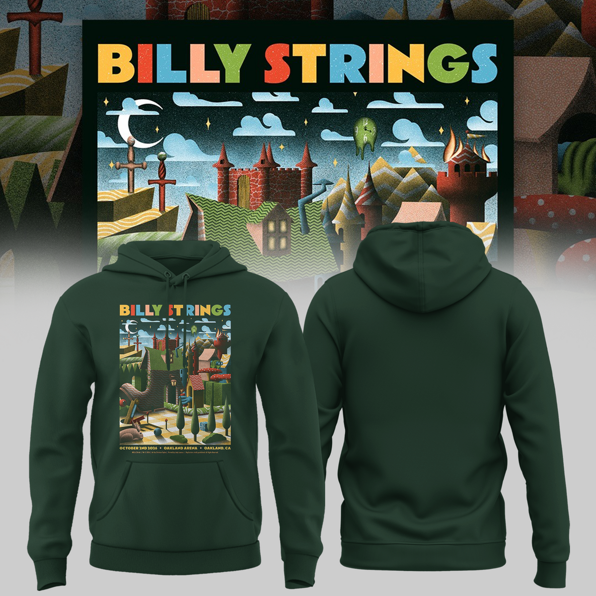 Limited Edition Billy Strings tour 2026 Hoodie