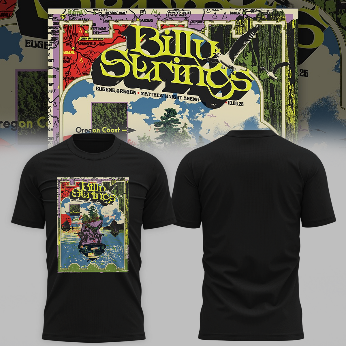 Limited Edition Billy Strings tour 2026 T-shirt