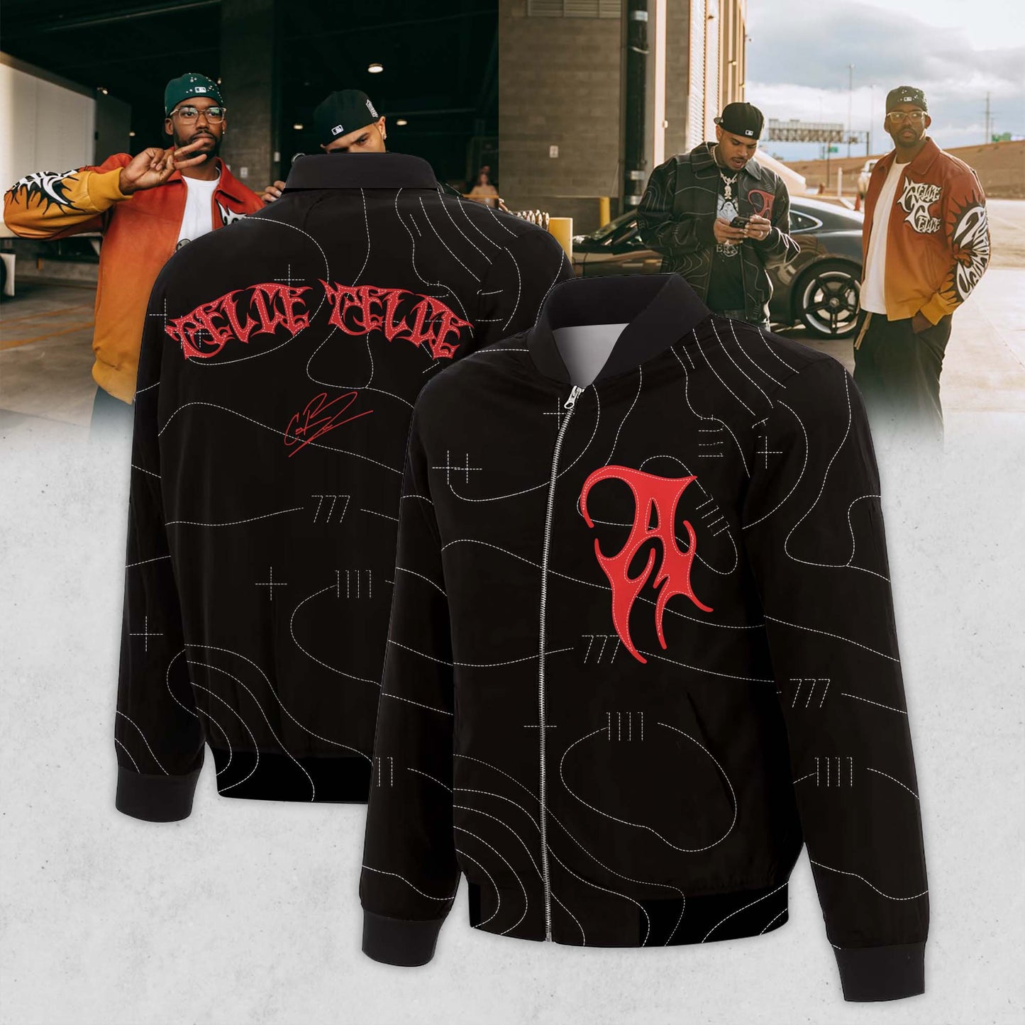 _,Official Chris Brown R&B Tour Signed Bomber