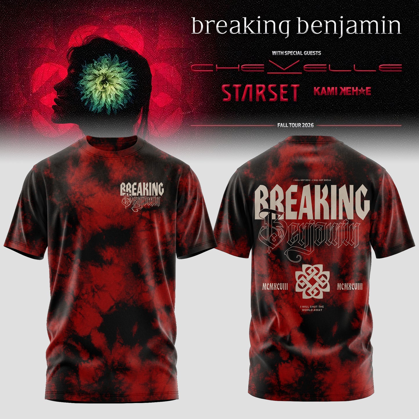 American Tour 2026 Streetwear 3D Graphic Tee V4