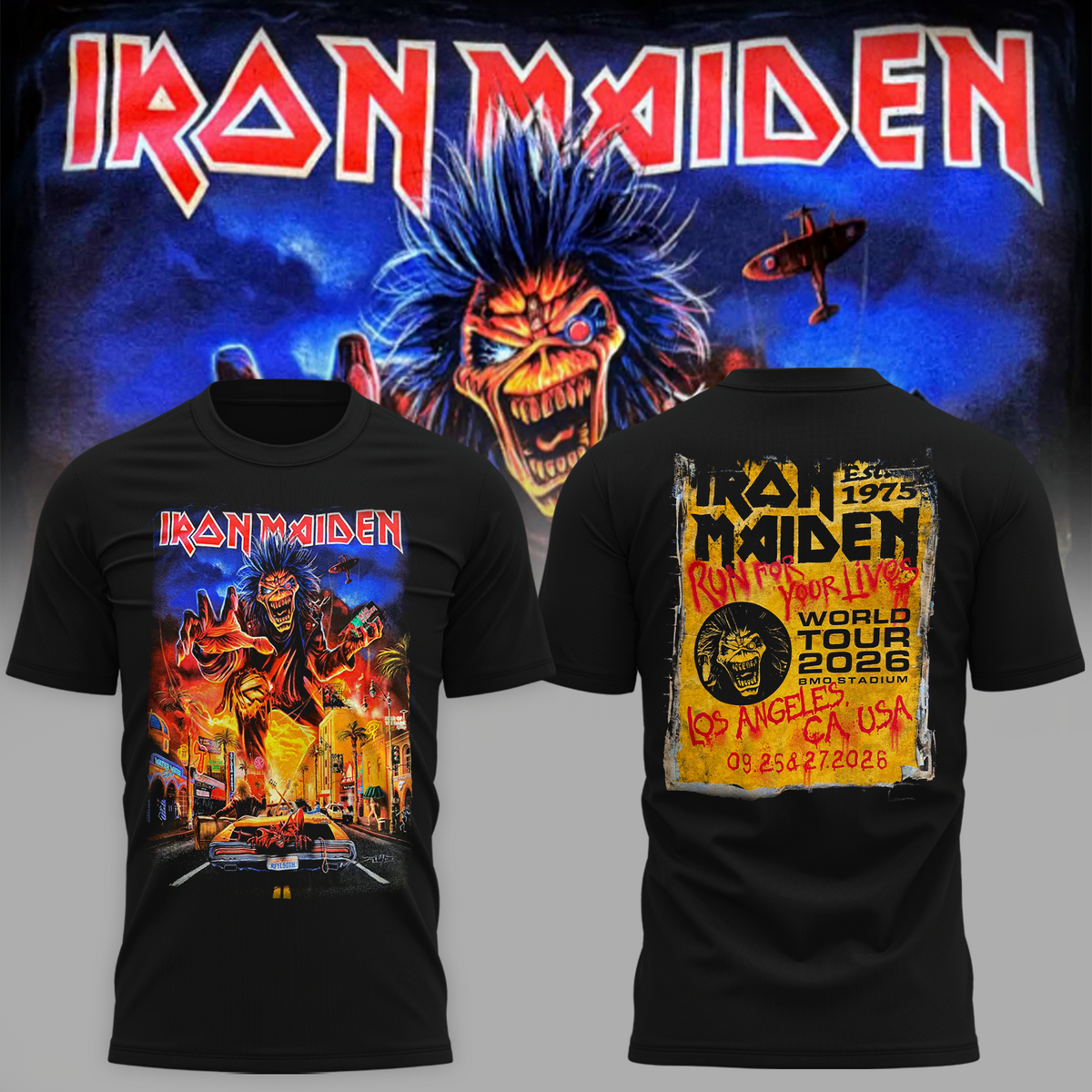 Run For Your Lives World Tour 2026 Los Angeles CA Event September 25 27 Tshirt