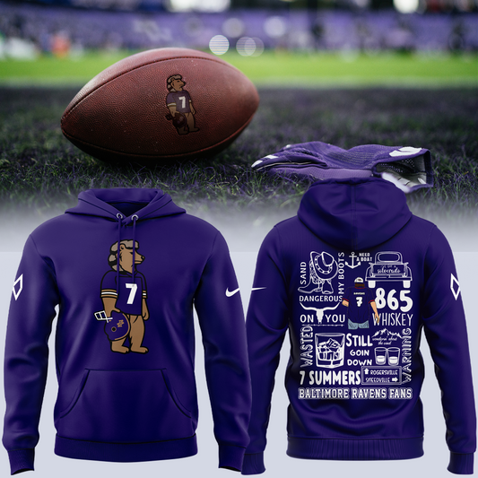 Limited Edition Baltimore Ravens x MW  Hoodie