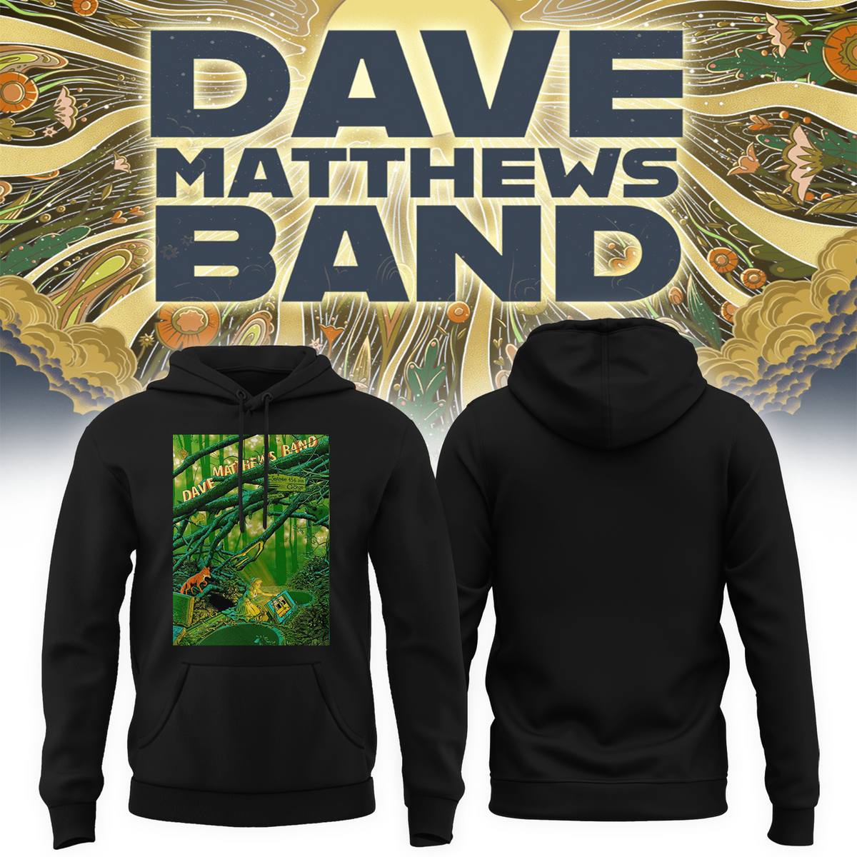 Dave Matthews Band George WA 2026 Gig Poster Live At The Gorge On September 4 5 6 2026 Hoodie