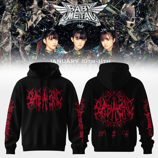 BABYMETAL WORLD TOUR signed Hoodie