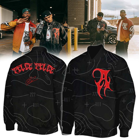 _,Official Chris Brown R&B Tour Signed Bomber