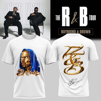 _,Official Chris Brown R&B Tour Signed Tshirt