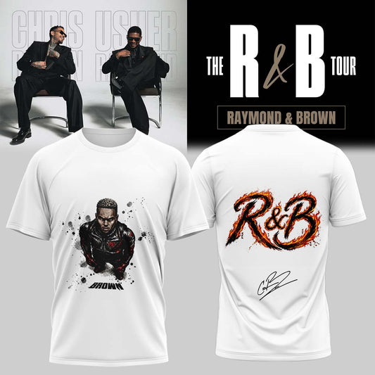 _,Official Chris Brown R&B Tour Signed Tshirt