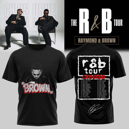 _,Official Chris Brown R&B Tour Signed Tshirt