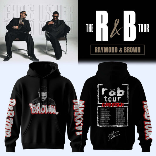 _,Official Chris Brown R&B Tour Signed Hoodie