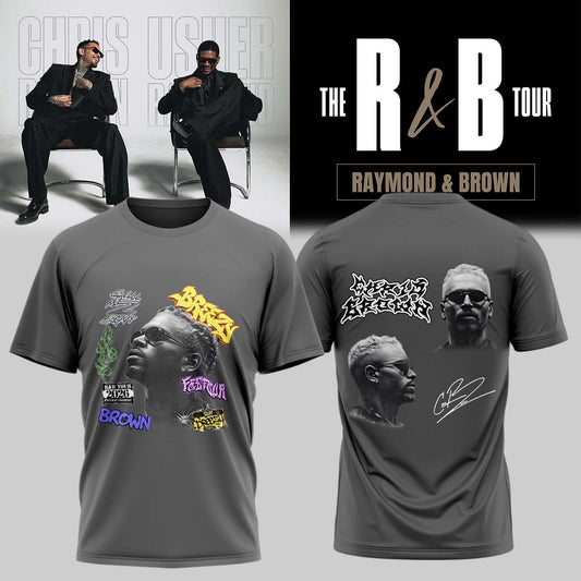 _,Official Chris Brown R&B Tour Signed Tshirt