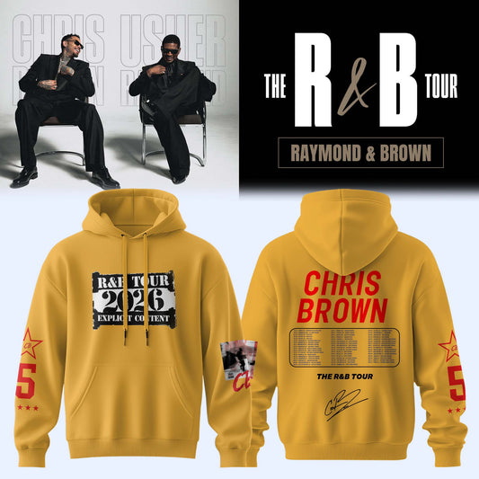_,Official Chris Brown R&B Tour Signed Hoodie