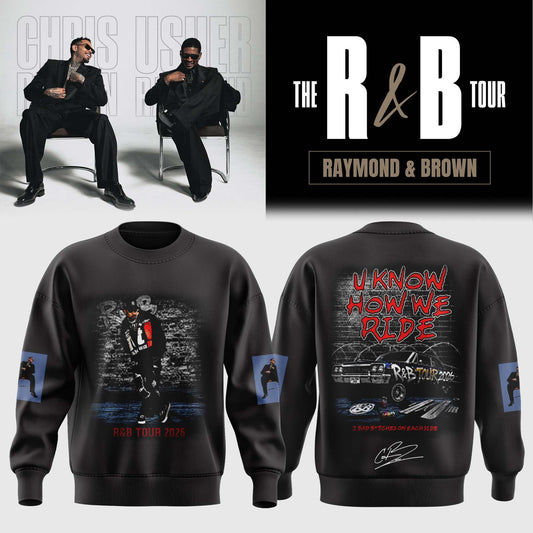 _,Official Chris Brown R&B Tour Signed Sweatshirt