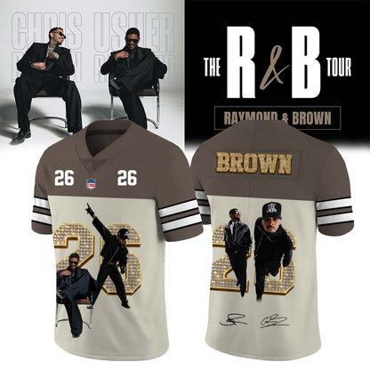 _,Official Chris Brown R&B Tour Signed Jersey