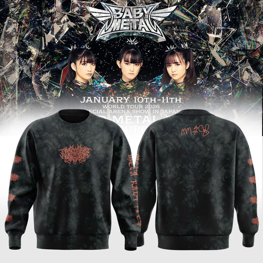BABYMETAL WORLD TOUR signed Sweatshirt
