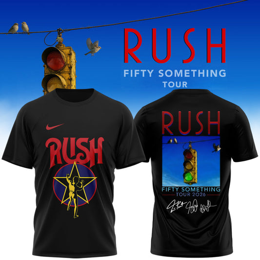.RUSH “Fifty Something Tour” 2026 Signed – Shirt