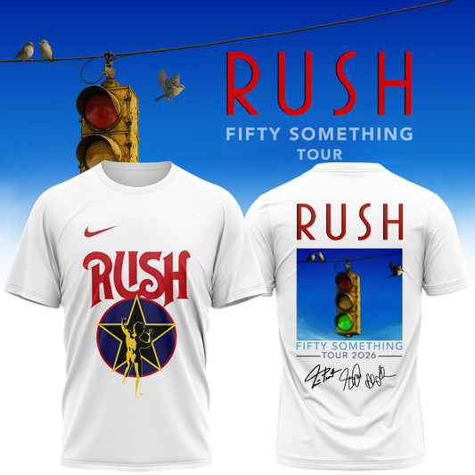 .RUSH “Fifty Something Tour” 2026 Signed – Shirt