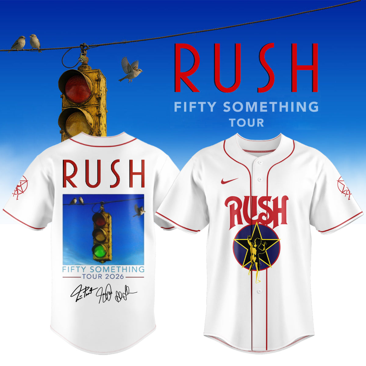 ,,,RUSH “Fifty Something Tour” 2026 Signed – Jersey