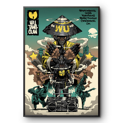 Wu-Tang Clan Cincinnati OH Live At Riverbend Music Center On Sep 5 2026 Poster