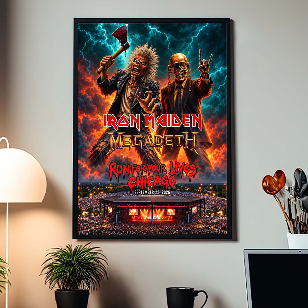 Run For Your Lives World Tour 2026 Chicago September 22 Poster