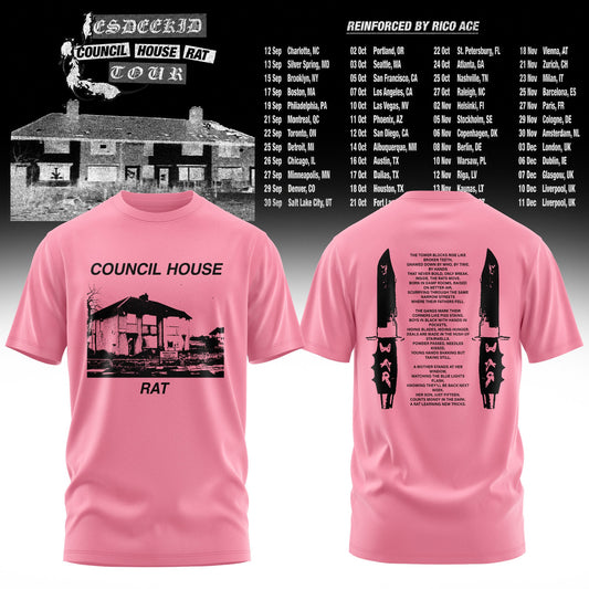 Council House Rat Tour Vintage Washed Graphic Tee