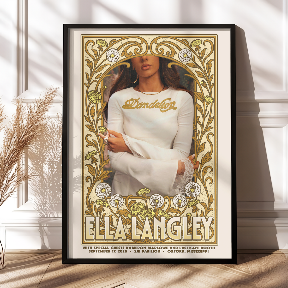 Limited Edition Ella Langley Dandelion Tour 2026 Poster