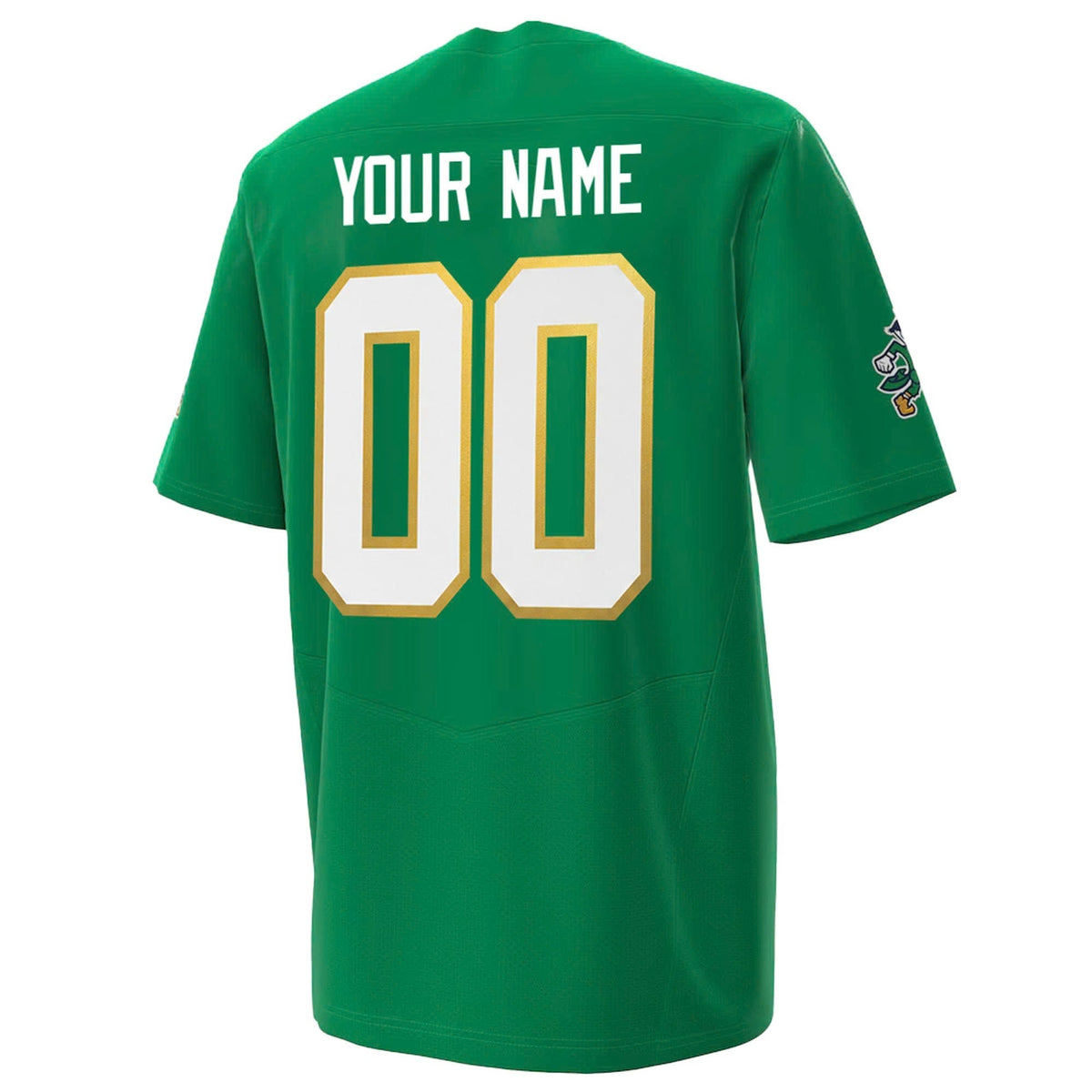 Notre Dame Kelly Green Personalized Jersey 2026