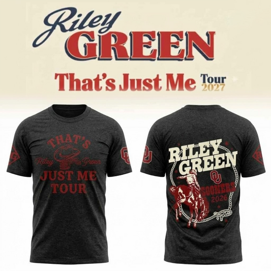 Oklahoma Sooners x Riley Green Thats Just Me Tour 2026 Shirt