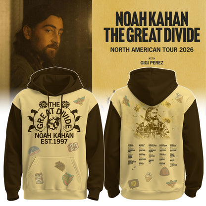 The Great Divide Tour Noah Kahan Limited Edition Hoodie