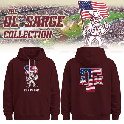 Youth Ol’ Sarge American Flag Hoodie