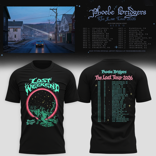 PHOEBE BRIDGERS – THE LOST TOUR 2026 COLLECTION TEE