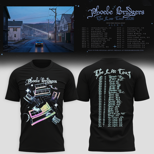 PHOEBE BRIDGERS – THE LOST TOUR 2026 COLLECTION TEE