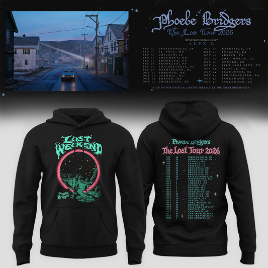 PHOEBE BRIDGERS – THE LOST TOUR 2026 COLLECTION HOODIE