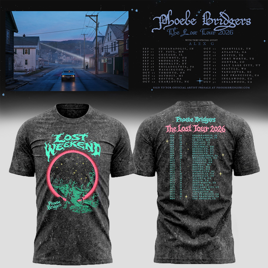 PHOEBE BRIDGERS – THE LOST TOUR 2026 COLLECTION TEE