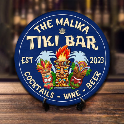 Personalized Tiki Bar Wood Signs Tiki Bar Signs, Tiki Bar, Tiki Lounge, Tiki Huts, Tiki Bar Sign, Backyard Sign, Tiki Bar Wooden Sign