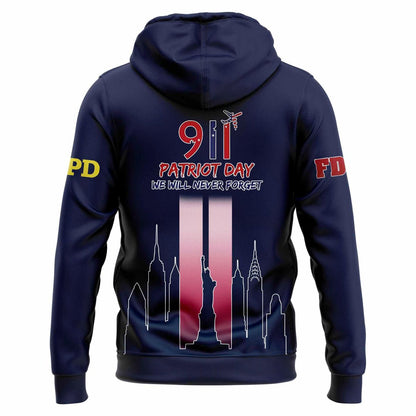 New York Yankees Never Forget 9/11 FDNY hoodie