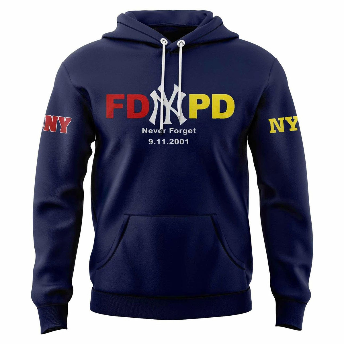 New York Yankees Never Forget 9/11 FDNY hoodie