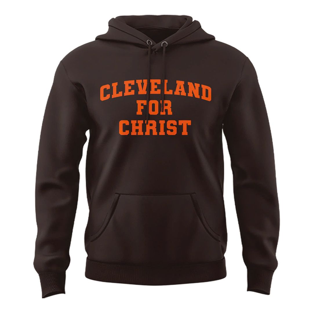 Cleveland Browns — Cleveland Land for Christ Hoodie