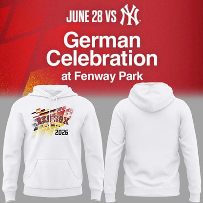 Red Sox German Celebration Hoodie - Limited Edition