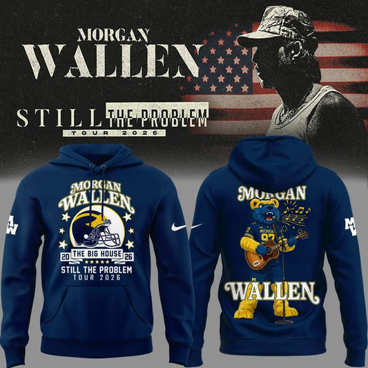 Exclusive Hoodie MW  x Michigan Wolverines Football - Still The Problem Tour 2026 Hoodie