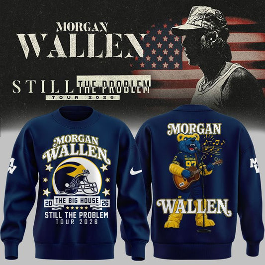 MW x Michigan Wolverines Football - Still The Problem Tour 2026 Sweatshirt
