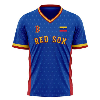 Red Sox Venezuelan pride T-Shirt - Support disaster relief efforts for those affected by the earthquakes in Venezuela