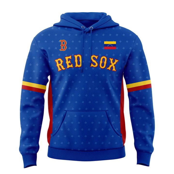 Red Sox Venezuelan pride Hoodie - Support disaster relief efforts for those affected by the earthquakes in Venezuela