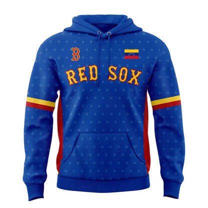 Red Sox Venezuelan pride Hoodie - Support disaster relief efforts for those affected by the earthquakes in Venezuela