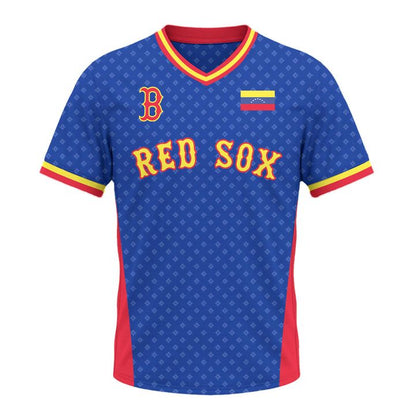 Red Sox Venezuelan pride T-Shirt Custom - Support disaster relief efforts for those affected by the earthquakes in Venezuela