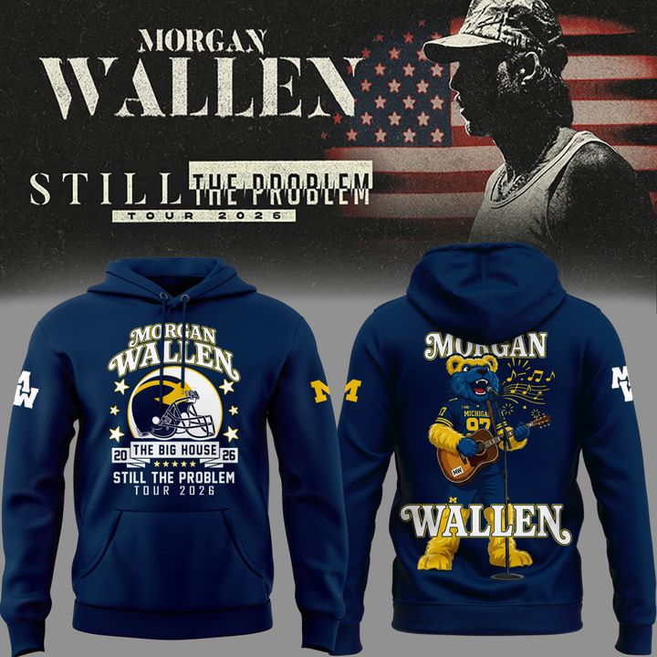 Hoodie MW  x Michigan Wolverines Football - Still The Problem Tour 2026 Hoodie